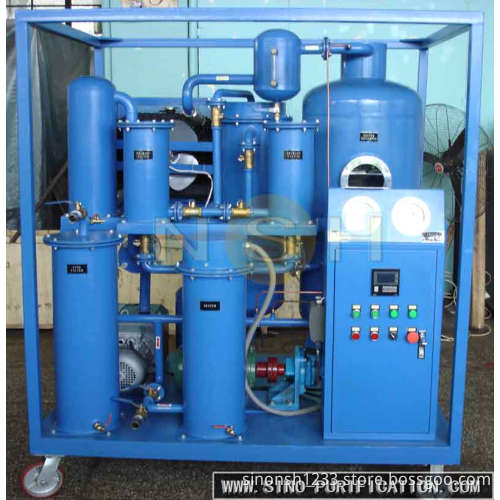 High efficiency vacuum lubricating oil recycling machine